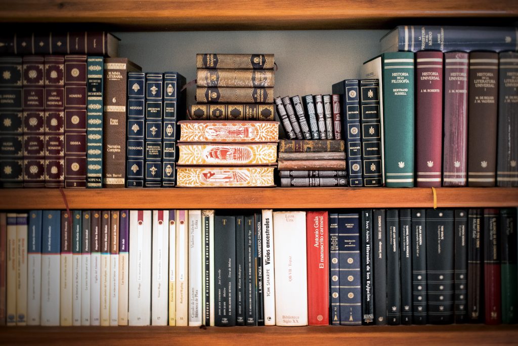 Book club shelf 